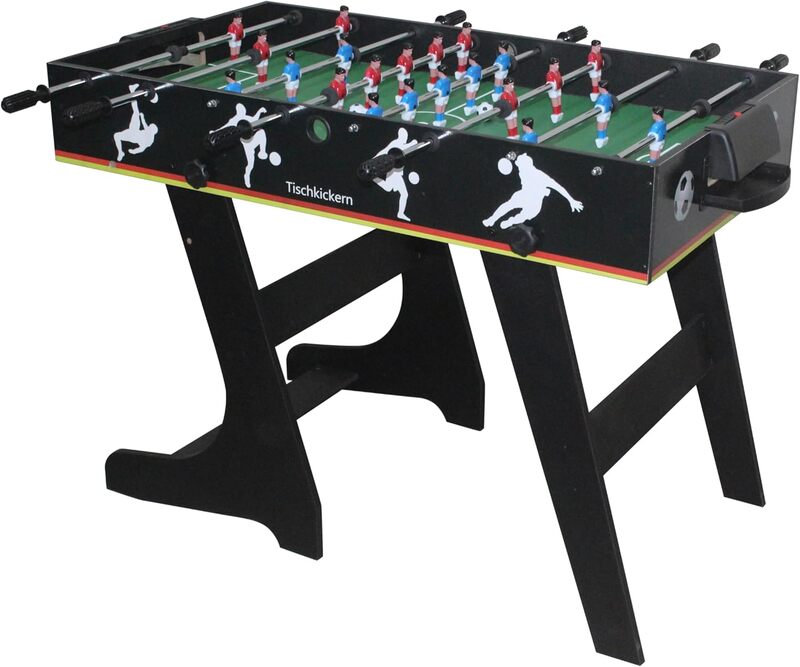 Izzy 4-in-1 Multifunktionale Spieltische für Tischfußball Billard Tischtennis - 4047385499261