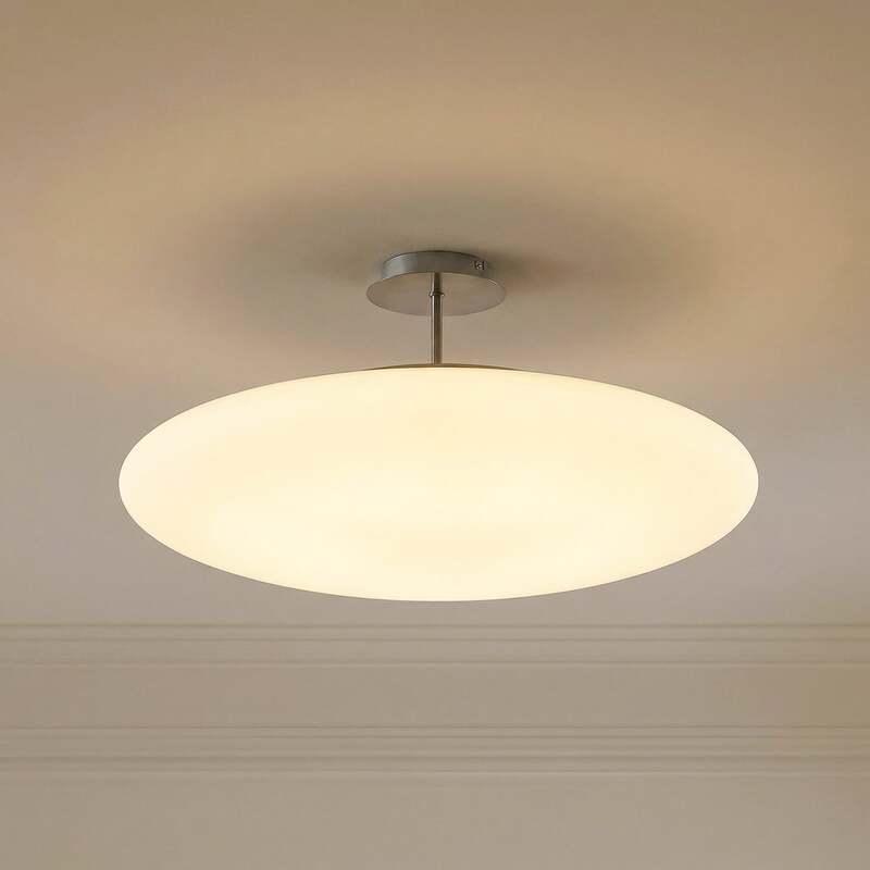 Lindby Deckenleuchte Lampe Gunda LED dimmbar Hängeleuchte Leuchte weiß Ø48cm - 4251096559293