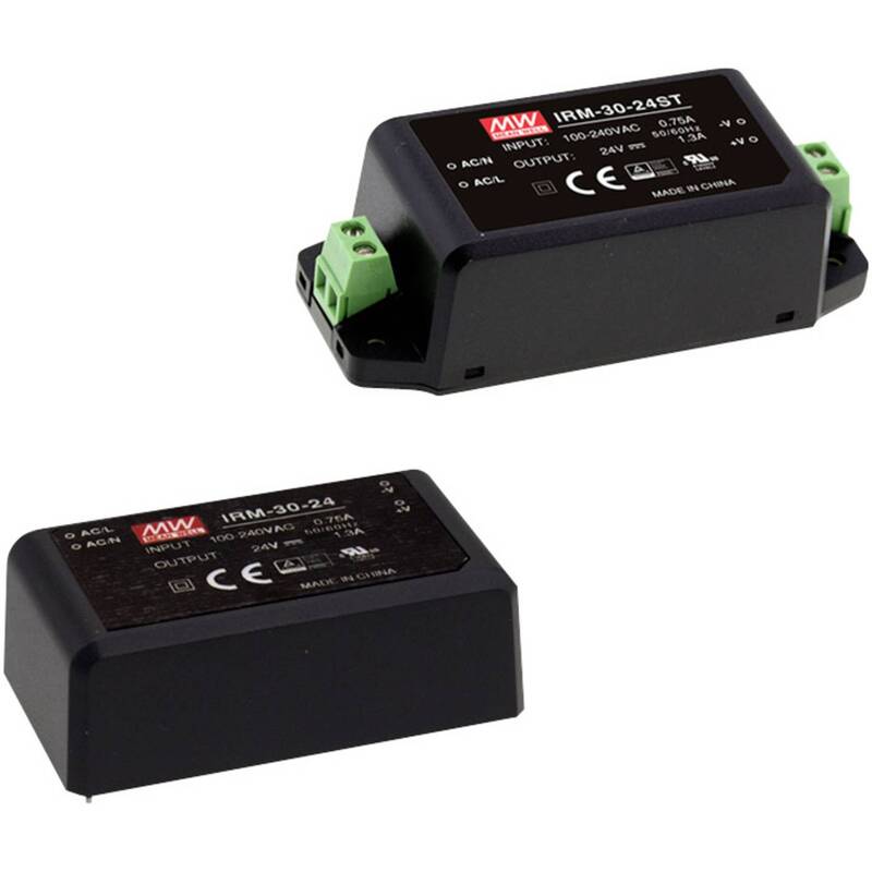 Mean Well AC/DC-Printnetzteil IRM-30-15ST 15V 2A 30W Stromversorgung kompakt - 4711287423968