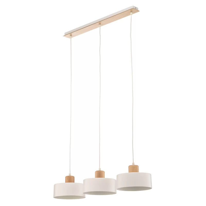 EMIBIG LIGHTING Pendelleuchte Tako Hängeleuchte Hängelampe E27 dreiflammig weiß - 5901738919877