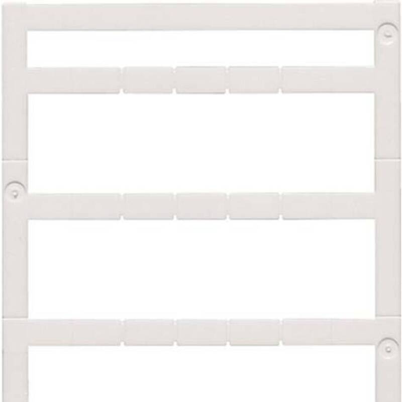 Weidmüller Gerätemarkierer Multicard MF 10/5 MC NEUTRAL Reihenklemme Weiß 600 St - 4008190475505