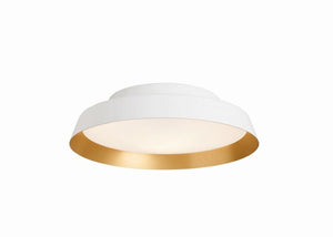 D-Ware CARPYEN Deckenleuchte Lampe Leuchte LED Boop weiß gold Deckenlampe rund Ø 37 cm