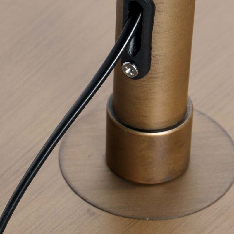 Steinhauer Bogen-Stehlampe Sparkled Light dimmbar Holz Leuchte bronze 240cm - 8712746179910