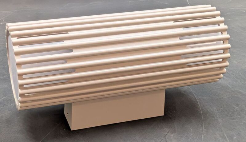 Lucande Außenwandleuchte Rivaro LED Gartenleuchte 2-flg beige IP65 E27 31cm - 4255830909757