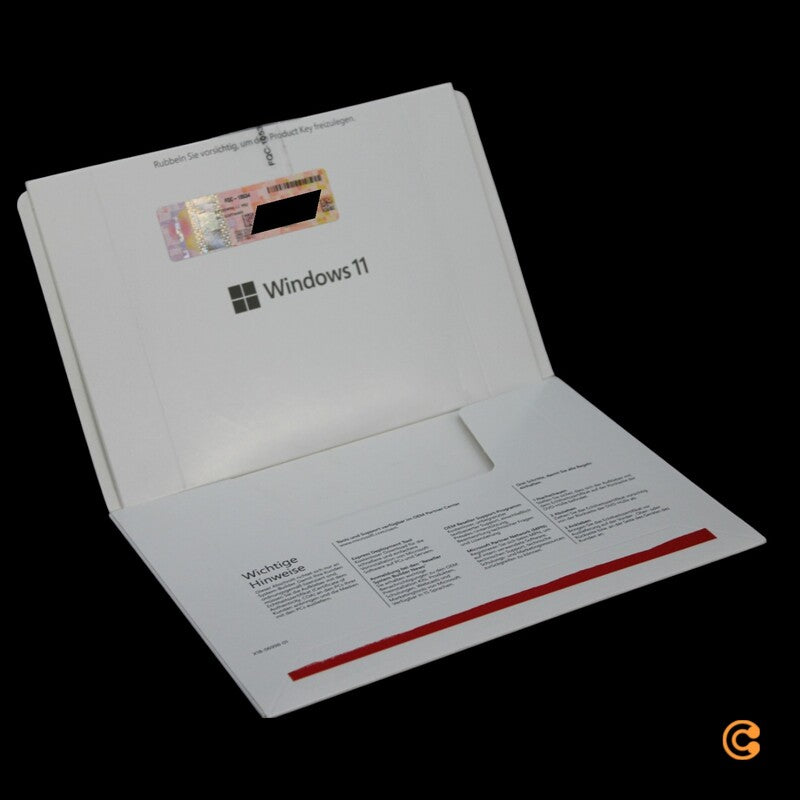 Microsoft Windows 11 Pro deutsche Version Vollversion 1 Lizenz Betriebssystem - 0889842905953