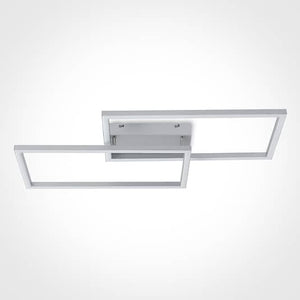 B-Ware Lucande Muir Led Deckenlampe Deckenlampe Lampe Wohnzimmerlampe 25 Watt Silber
