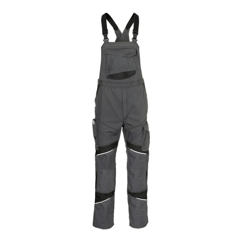 Kübler Workwear Latzhose Herren ACTIVIQ anthrazit/schwarz Größe 90 Baumwolle - 4053813458366