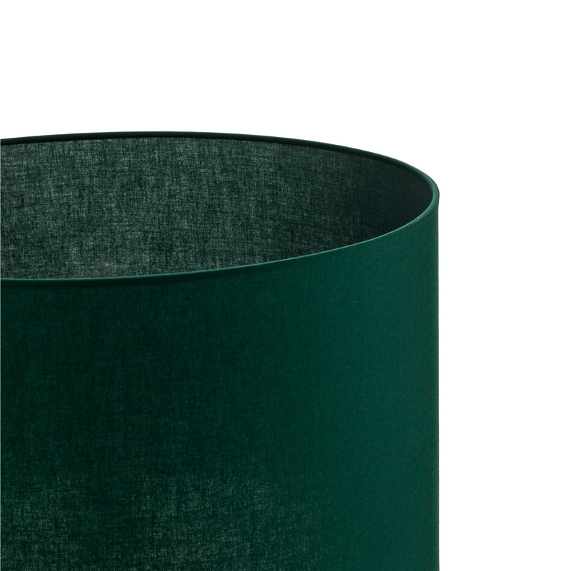 Lampenschirm Roller Baumwolle dunkelgrün Ø50cm Höhe 30cm E27 Leuchte Lampe - 5903689188715