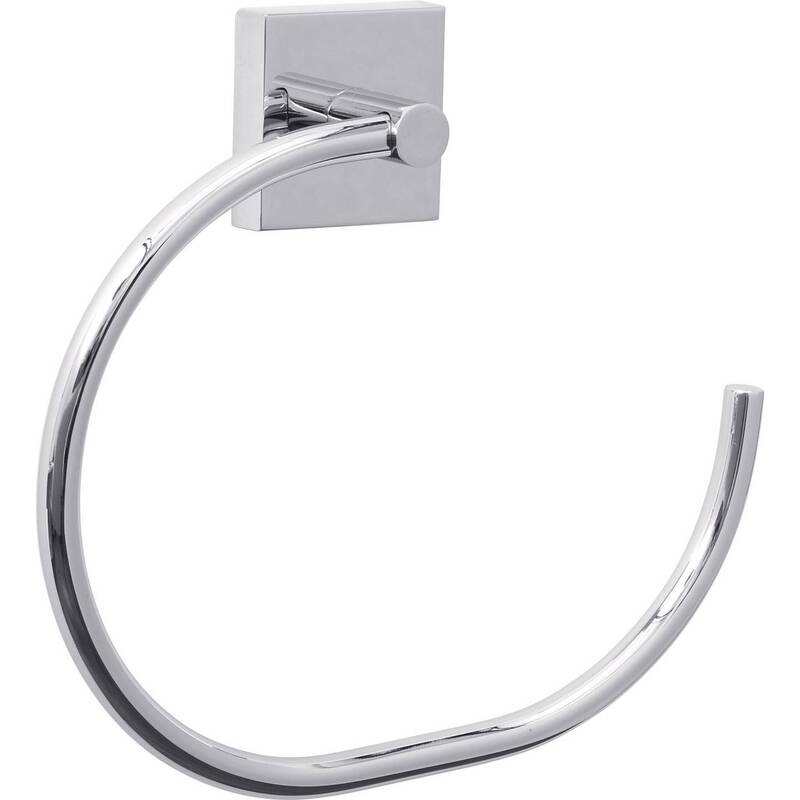 Tesa Handtuchring Metall Klebstoff Chrom Badezimmer Handtuchhalter elegant 78 - 4042448447494