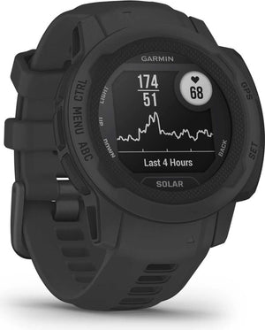 C-Ware Garmin Sportuhr Smartwatch Instinct 2S Solar GPS Fitness Uhr 40 mm Grau Onesize