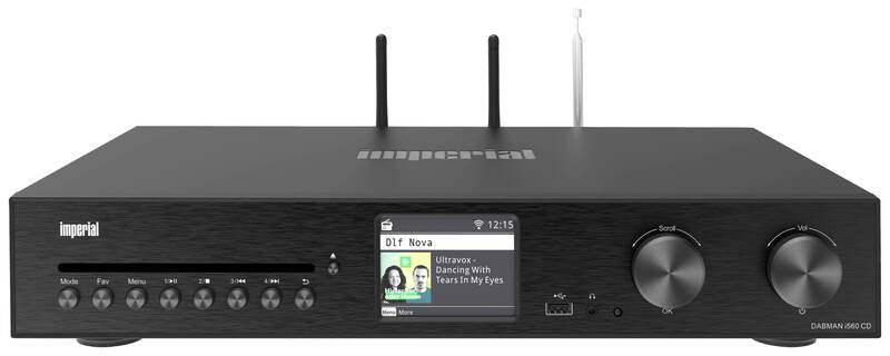 Imperial DABMAN i560 CD Stereo Receiver 2x30 W Schwarz CD-Player DEFEKTWARE - 4024035254005