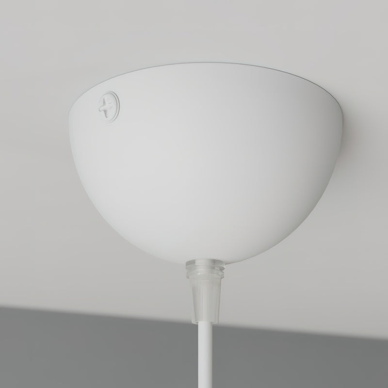 Lamkur Pendelleuchte Hängeleuchte Bergen LED Lampe dimmbar weiß Holz 18cm - 5907687431798