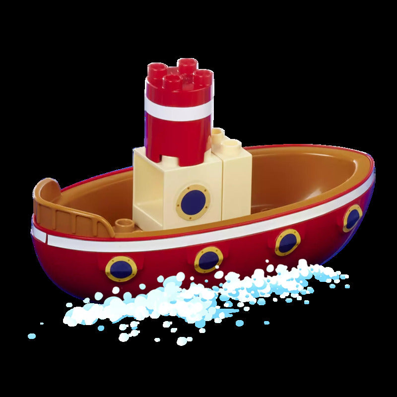 BIG Waterplay Set Peppa Pig Holiday Spielzeug Set mit Booten und Figuren bunt - 4004943551403