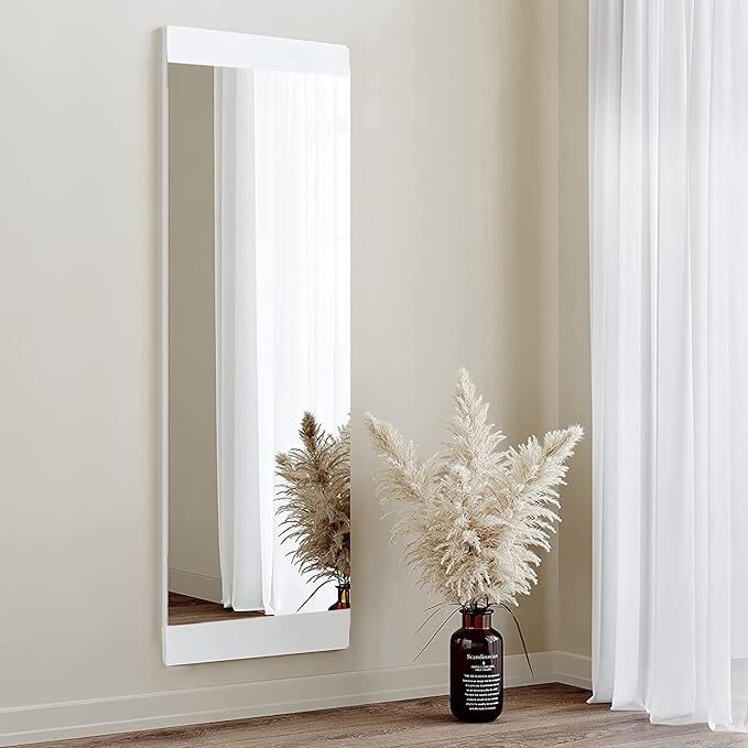 Gozos Spiegel Wandspiegel Hauptspiegel Weiß vertikal horizontal 115x40cm - 7874165469872