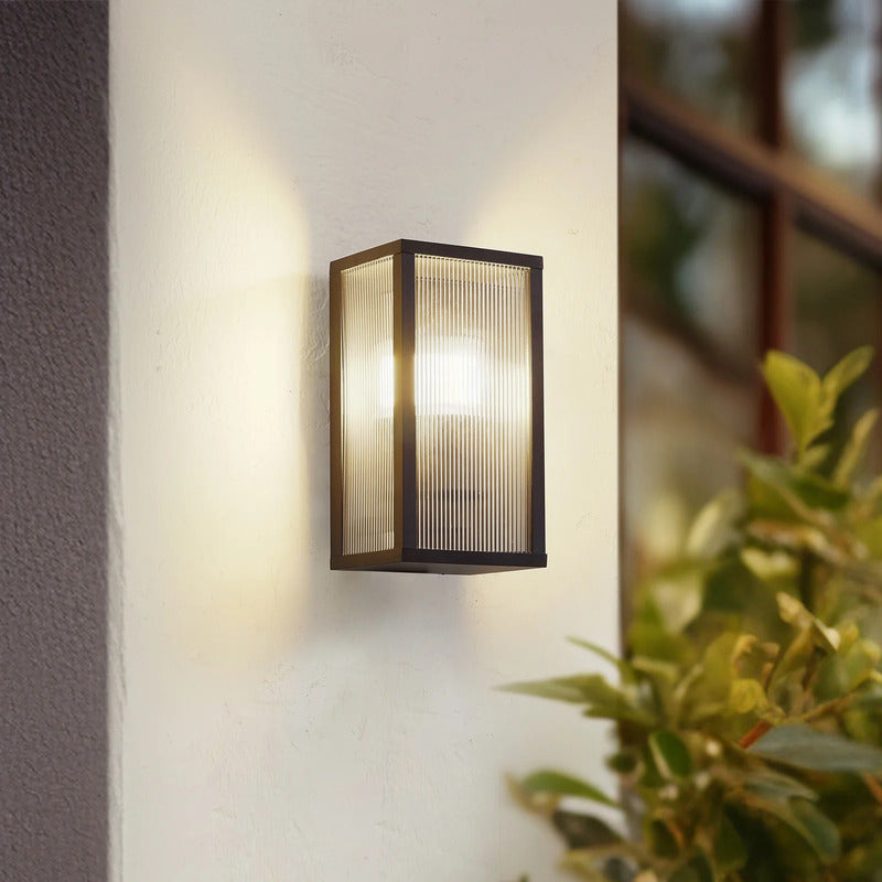 Lindby Außenwandleuchte Peldar LED Gartenlampe anthrazit dimmbar IP44 26cm - 4251911798616
