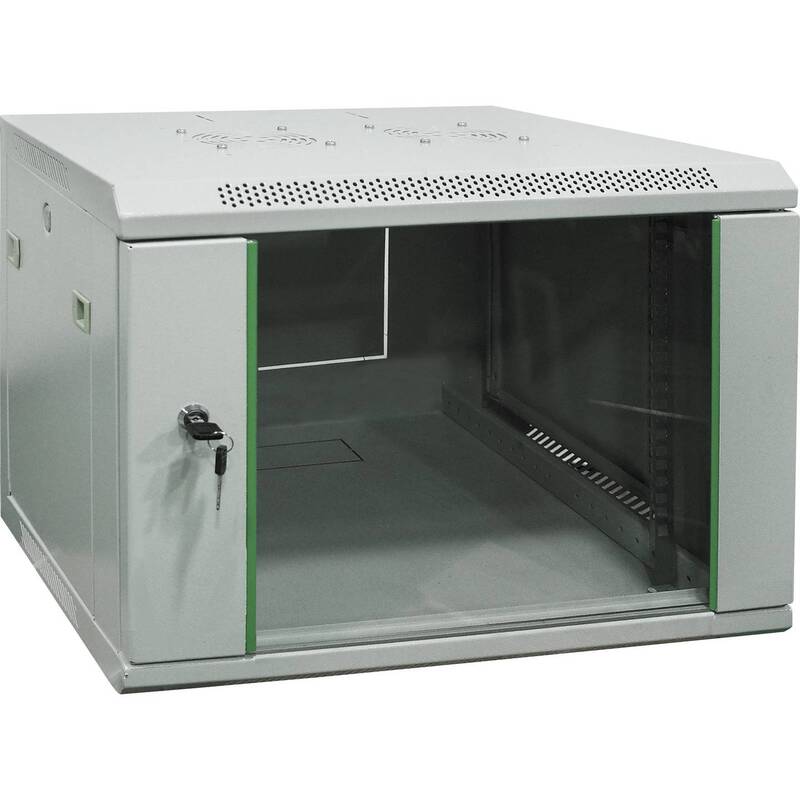 Renkforce 19 Zoll Wandgehäuse Netzwerkgehäuse 7 HE Grau 600x416mm Stahl 450mm - 4064161014869