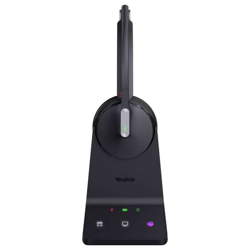 Yealink WH64 Mono Headset DECT Bluetooth kabellos On Ear mit Mikrofon schwarz - 6938818319608