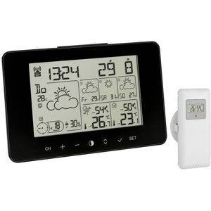 B-Ware TFA Dostmann Funk-Wetterstation Wettervorhersage 4 Tage 3 Sensoren schwarz