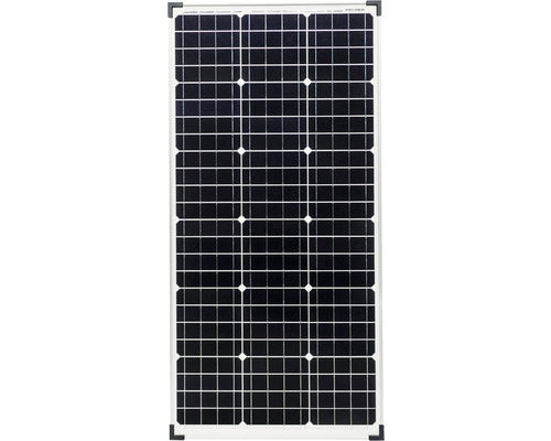 WATTSTUNDE Solarmodul 100Wp monokristallin WS100M-HV 12V IP65 schwarz 1040x515mm - 4251190108229