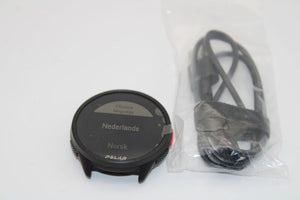 C-Ware Polar GPS-Laufuhr Pacer Sportuhr Fitnessuhr schwarz S/L wasserdicht 5 ATM