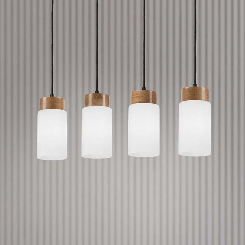 Lamkur Lighting Hängeleuchte Pendelleuchte Markus Opalglas 4flg SIEHE TEXT/FOTO - 5907687453639