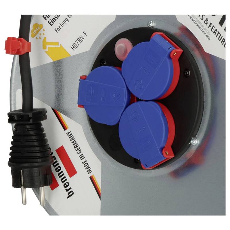 Brennenstuhl Kabeltrommel Kabelaufroller 40m Schutzkontakt-Stecker - 4007123021598