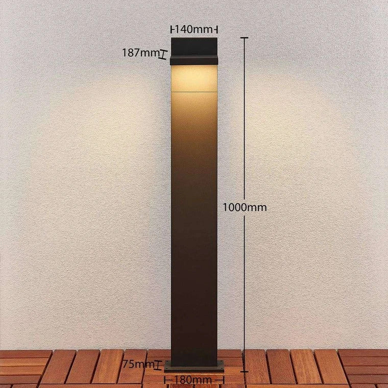Lucande LED-Pollerleuchte Silvan Sockelleuchte Wegeleuchte SIEHE TEXT/FOTO - 4251096556735