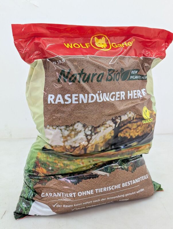 WOLF-Garten Bio-Rasendünger NR-H 18,9kg Rasenpflege Dünger für 280m² nachhaltig - 4008423873573