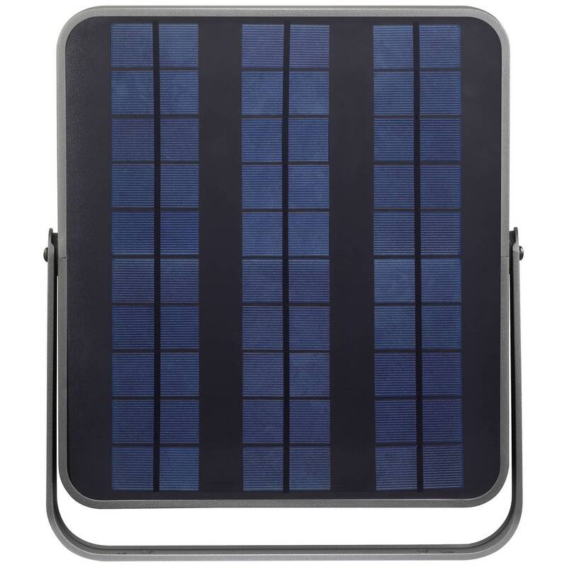Sygonix Solar-Außenwandleuchte Wandleuchte Wandlampe LED 30W Neutralweiß Schwarz - 4064161238548