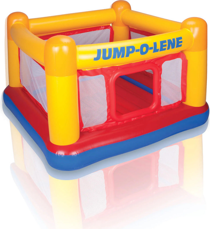 Intex Jump-O-Lene Hüpfburg Spielhaus aufblasbar für Kinder 3-6 Jahre 174x174cm - 6941057442600