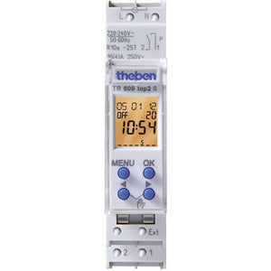 B-Ware Theben Zeitschaltuhr Schaltuhr Hutschienen Uhr TR 609 top2 S DIN Schiene 1 Kanal