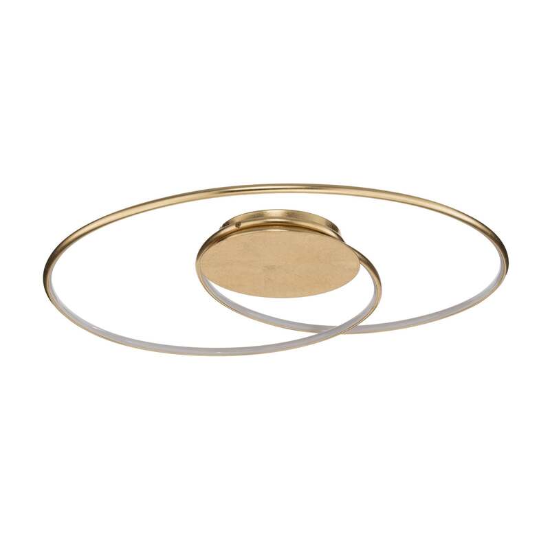 Lindby Deckenleuchte Deckenlampe LED Joline gold Metall Kunststoff Wohnraum Bele - 4251096529043