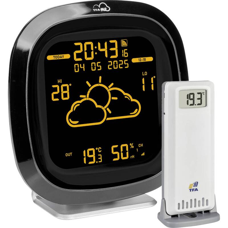 TFA Dostmann WLAN-Wetterstation TFA.me ID-04 4-Tage Vorhersage max 5 Sensoren - 4009816042125