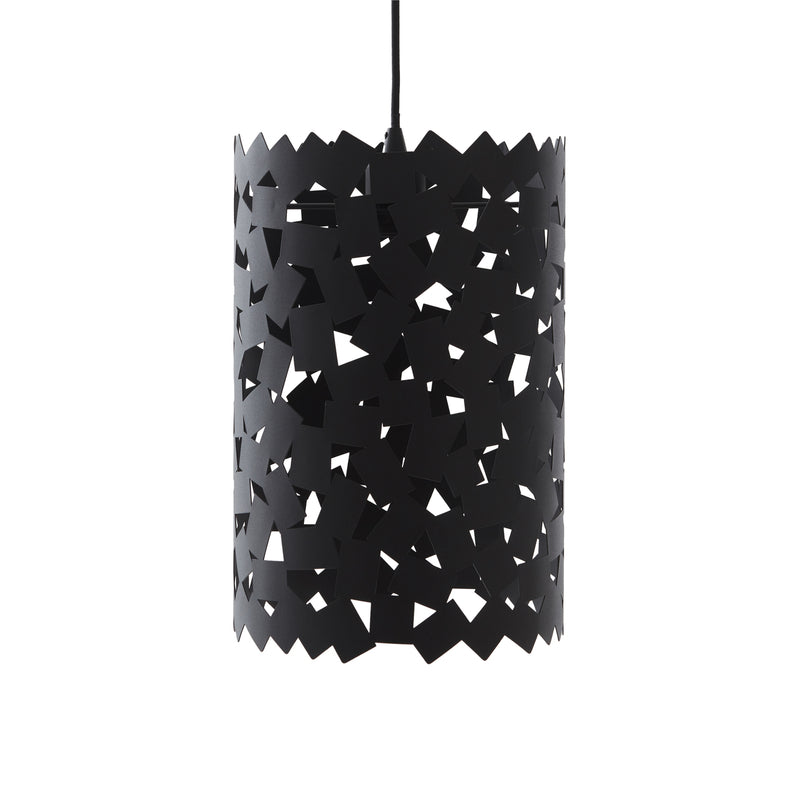 Lucande Hängeleuchte Aeloria schwarz LED Pendelleuchte dimmbar Eisen Ø25cm 80cm - 4251911775235