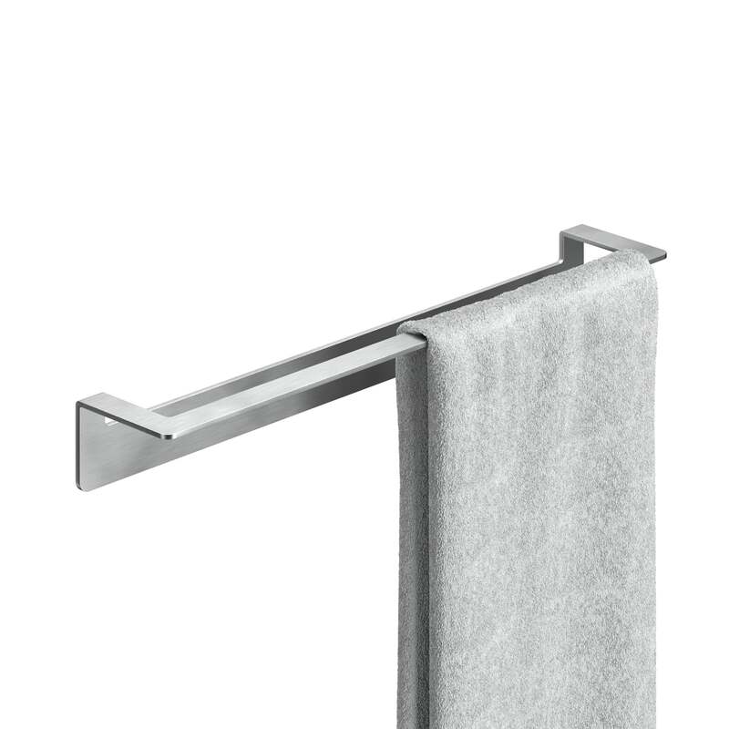 WEISSENSTEIN Handtuchstange Handtuchhalter Badezimmer WOMO silber selbstklebend - 4260470461572