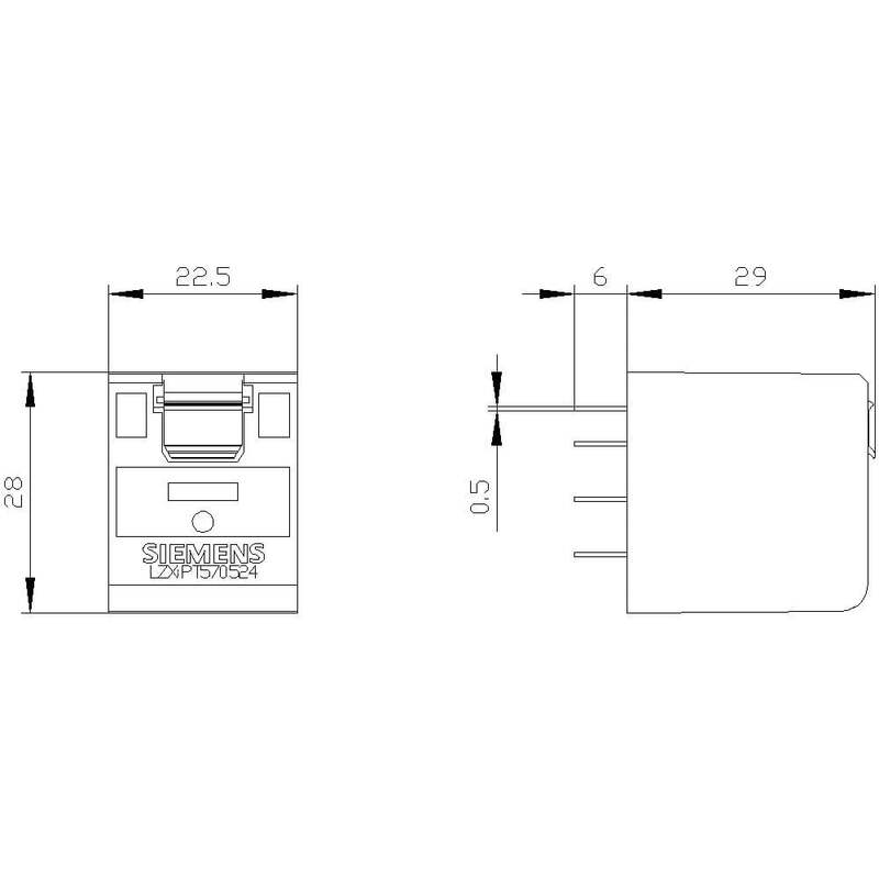 Siemens Steckrelais Relais LZX PT570524 Schaltrelais 4 Kontakte 24V AC 9 STÜCK - 4011209568631