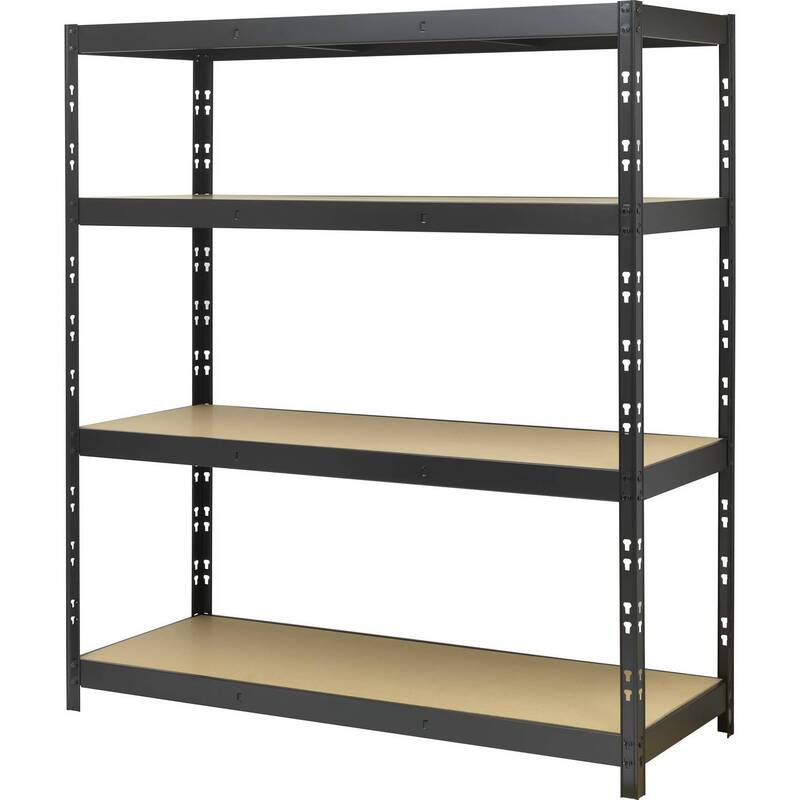 TOOLCRAFT KIT77 Weitspannregal-Grundmodul 1600x1800x600mm Anthrazit 1400kg - 4064161199757