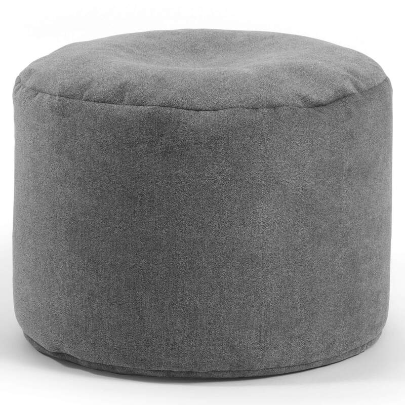 mokebo Indoor Pouf Der Ruhepouf' Hocker Sitzpouf Beistelltisch Fußablage Rund - 4260669187528