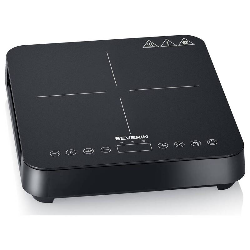 Severin Induktionsplatte Kochplatte 2000W 10 Leistungsstufen schwarz 310x270mm - 4008146048647