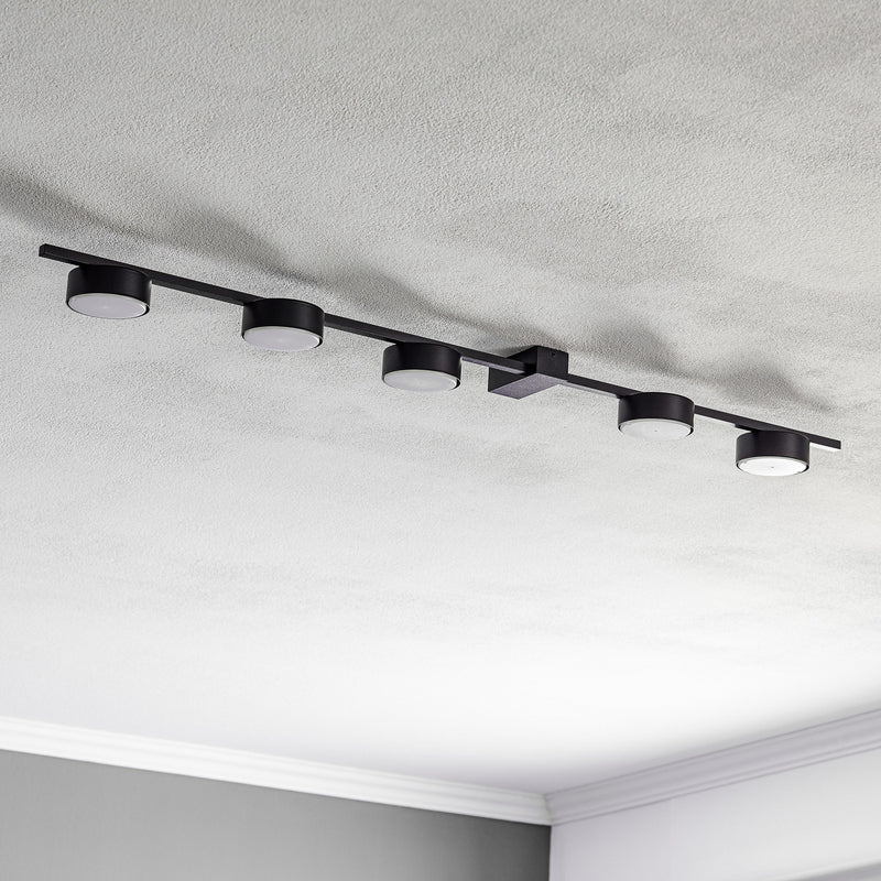 Nowodvorski Deckenleuchte Deckenlampe Pills V LED dimmbar schwarz 5-flammig - 5903139826297