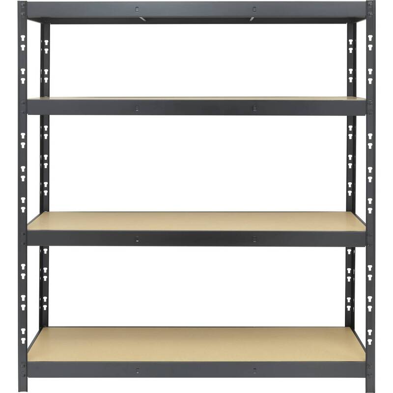 TOOLCRAFT KIT77 Weitspannregal-Grundmodul 1600x1800x600mm Anthrazit 1400kg - 4064161199757