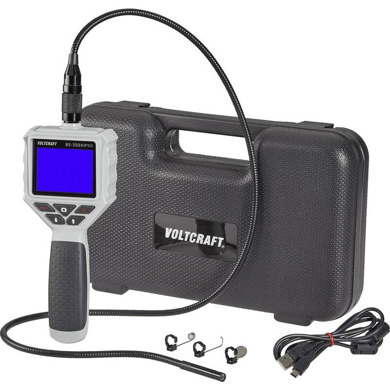 VOLTCRAFT BS-350XIPSD Endoskop Inspektionskamera 88 cm wasserdicht Kamera-Ø 8 mm - 4016138996456