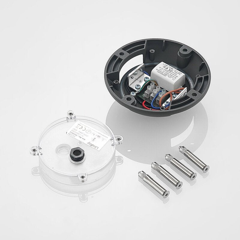 Lindby Bodenstrahler Wegeleuchte LED Strahler dunkelgrau Aluminium Kunststoff - 4251911705973
