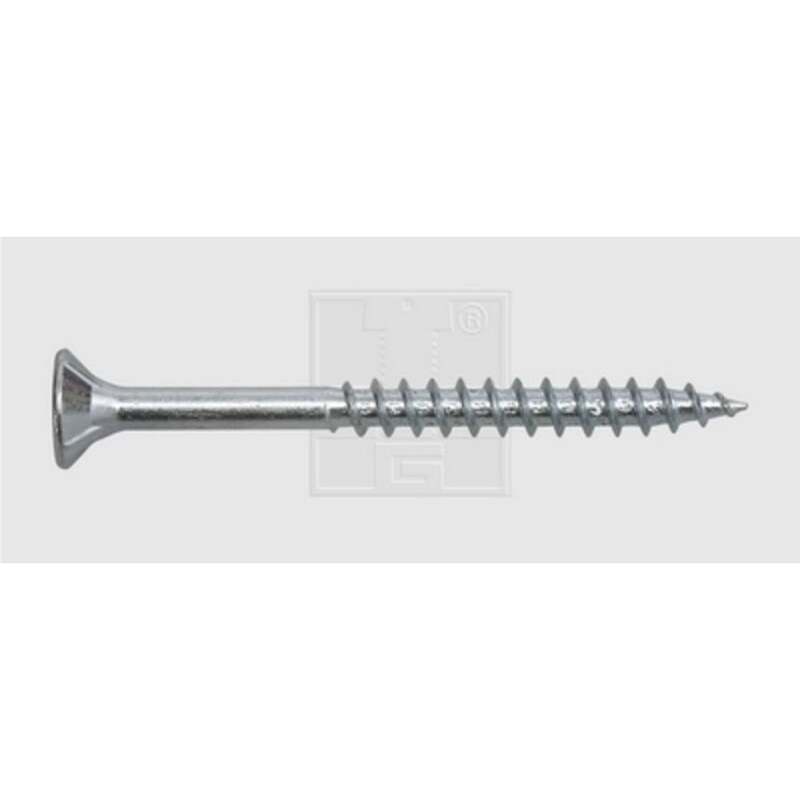 SWG Holzschraube Schraube Innenvielzahn Stahl 6 mm 140 mm verzinkt 100 STÜCK - 4009155710877