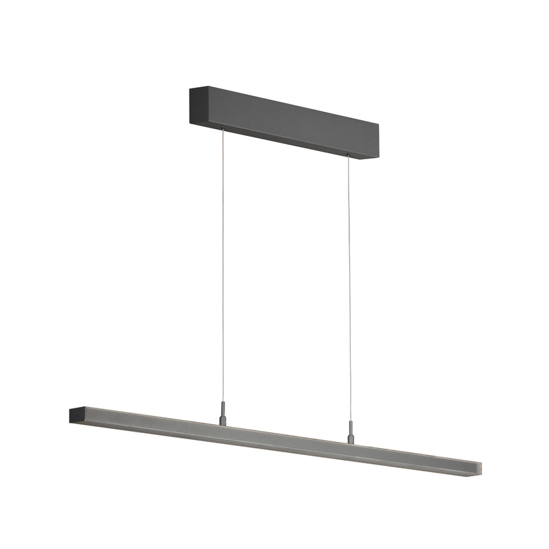 FISCHER & HONSEL Hängelampe Valeno LED Pendelleuchte dimmbar grau 115cm CCT - 4003694611770