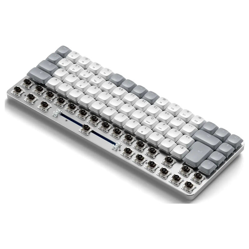 Satechi Tastatur Bluetooth SM1 Slim QWERTZ Grau Gaming Büro 75% Layout - 0810086361533