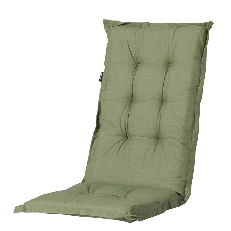 Madison Gartenstuhlauflage Kissen Basic Grün 50x123cm UV-beständig 7cm dick - 8713229077921