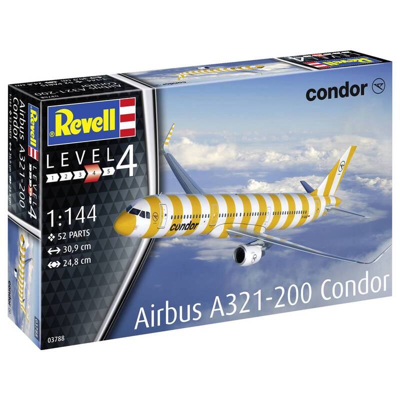 Revell Flugmodell Bausatz Modellbausatz Airbus A321-200 Condor Kunststoffmodell - 4009803003788