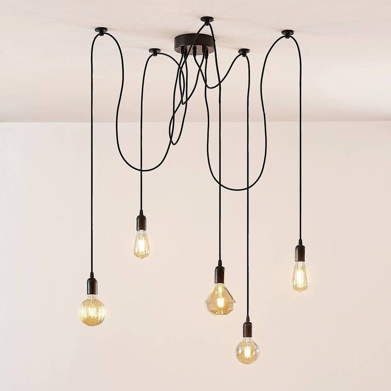 Lampenwelt Maxie - LED-Hängeleuchte Hängeleuchte Lampe Leuchte Filamentlampe - 4251096548969