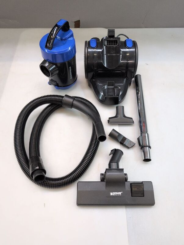 CleanMaxx Zyklon-Staubsauger 800W beutellos Sauger schwarz 2L 17kPa 6,5m - 4067522090496